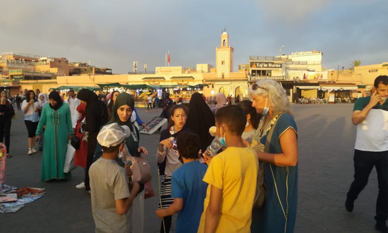 Marrakech-Reise 05'21 mit unseren tauben Schülern 