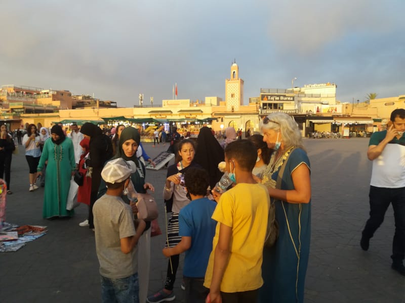 Marrakech-Reise 05'21 mit unseren tauben Schülern 
